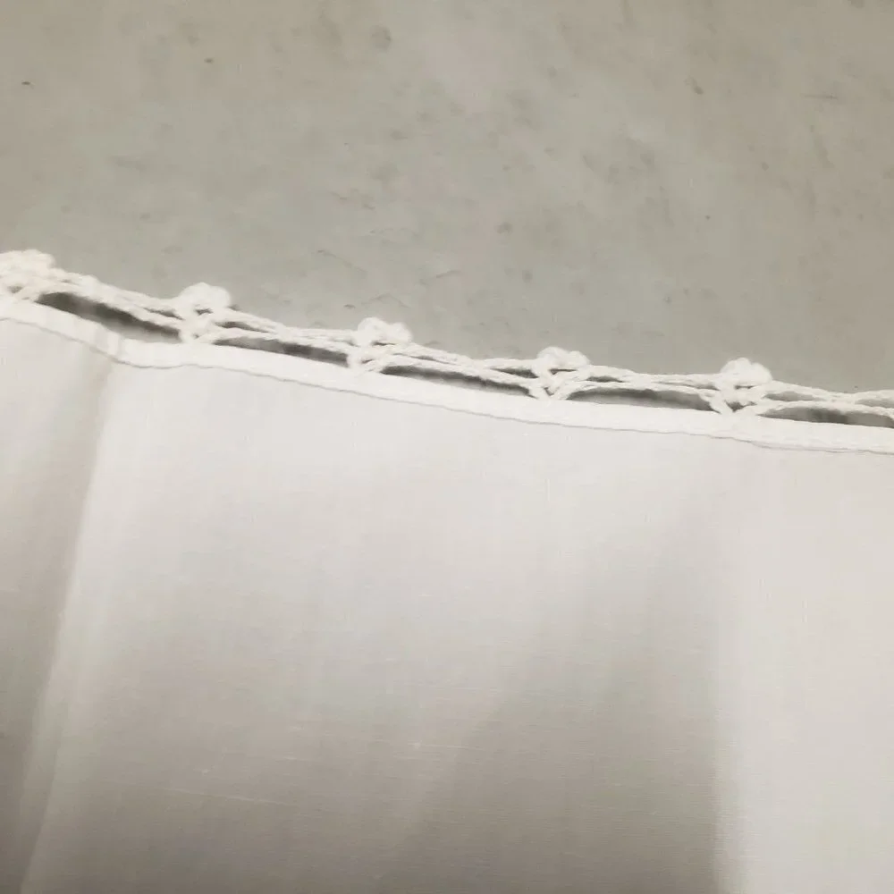 Loop Edge set of 8 cream cloth Napkin 14